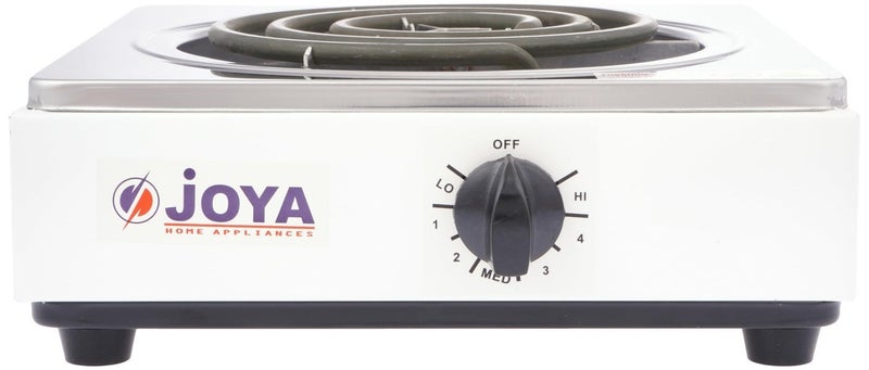 Joya Electric Stove with Single Burner Temperature Adjustor Coil Heating Element Stainless Steel Silver - Image 2